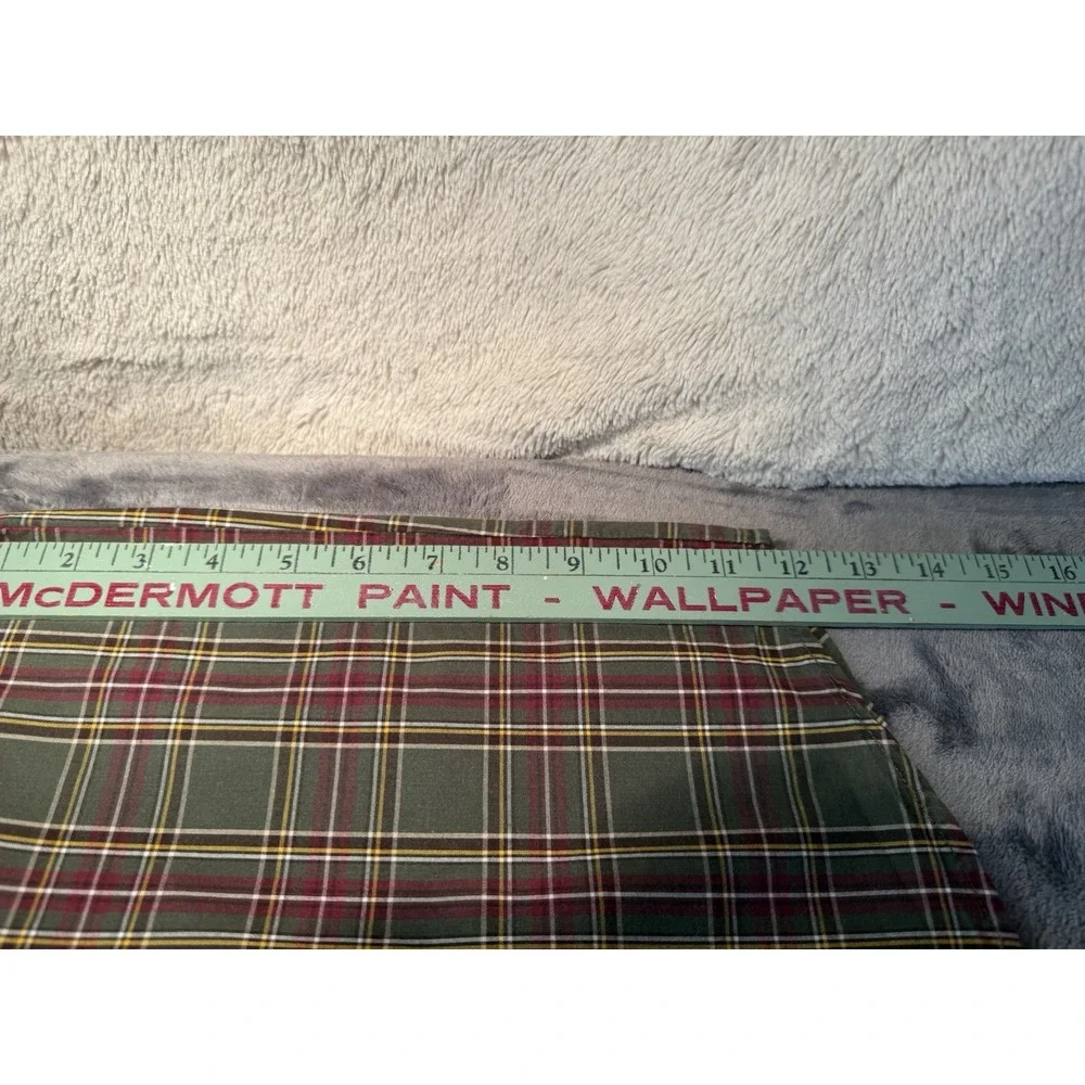 Gymboree Boys Sz M 7/8 Shirt Green Plaid‎ Button Up Woven 100% Cotton Preppy